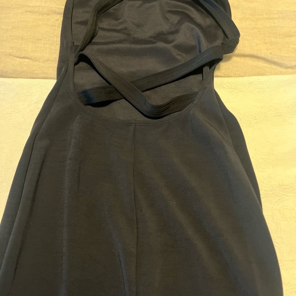 Robin Piccone Sexy Black Spandex Nylon Dress, Strappy Back  M - Picture 7 of 9